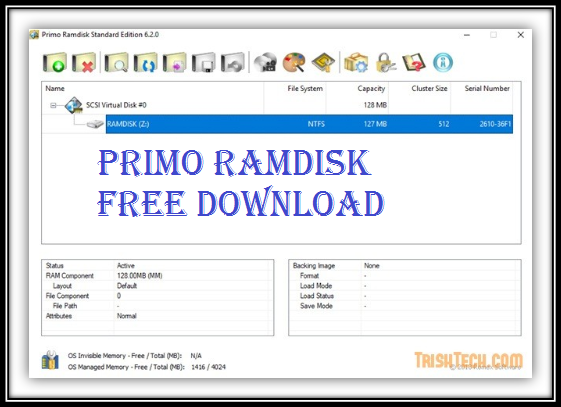 Primo Ramdisk 6.1.0 Crack